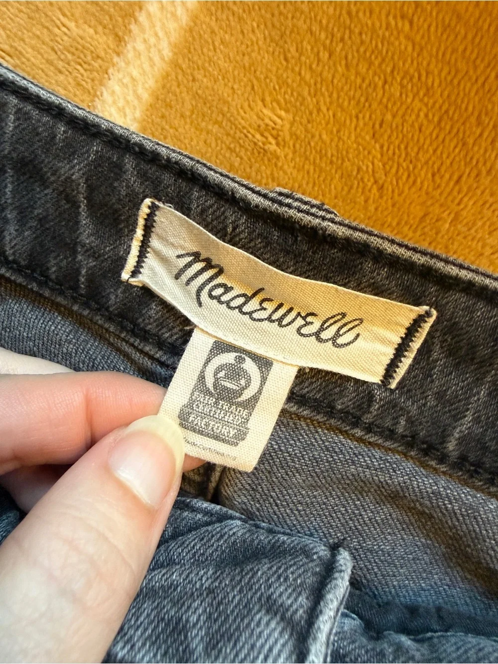 Madewell Black Curvy Perfect Vintage Straight-Leg Jeans